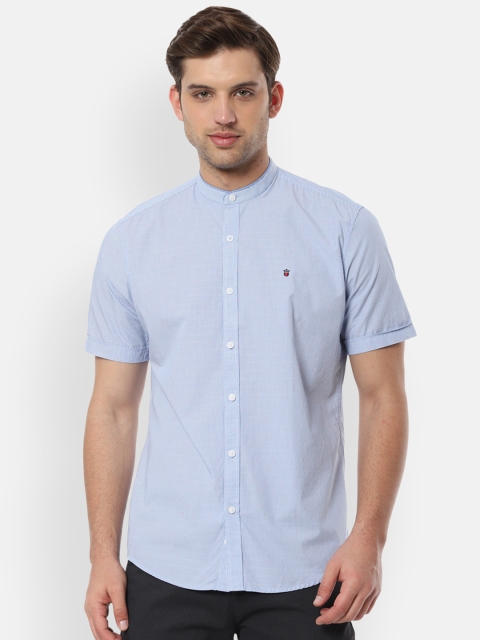 

Louis Philippe Sport Men Blue Slim Fit Striped Casual Shirt