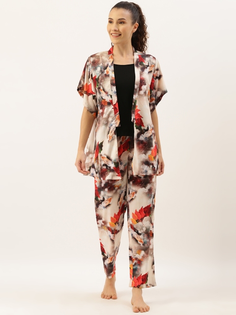 

Clt.s Women Multicoloured Printed Night suit, Multi