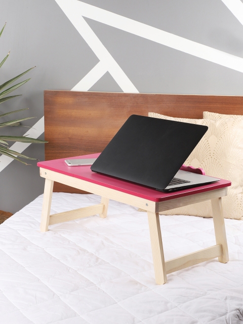 

CDI Pink Portable Folding Laptop Cum Study Table With Drawer