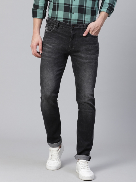 

Blackberrys Men Charcoal Grey Skinny Fit Low-Rise Clean Look Stretchable Jeans