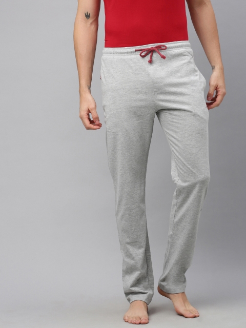 

Park Avenue Men Grey Melange Solid Lounge Pants