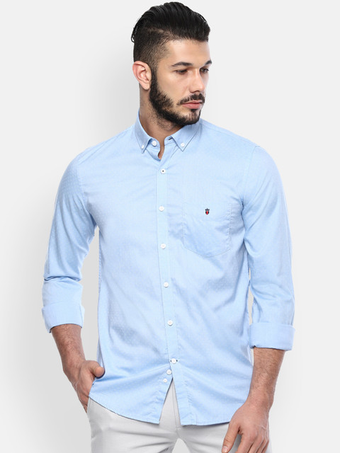 

Louis Philippe Sport Men Blue Slim Fit Printed Casual Shirt