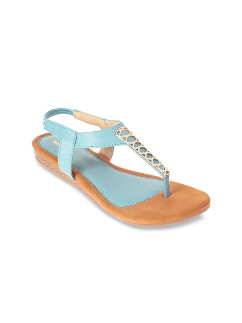 

Khadims Women Blue Solid Open Toe Flats