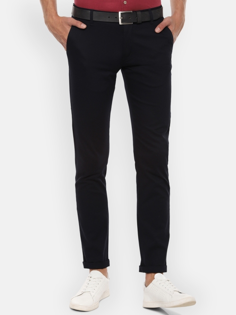 

Louis Philippe Sport Men Black Slim Fit Solid Regular Trousers