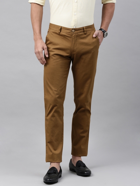 

Louis Philippe Sport Men Khaki Slim Fit Solid Regular Trousers