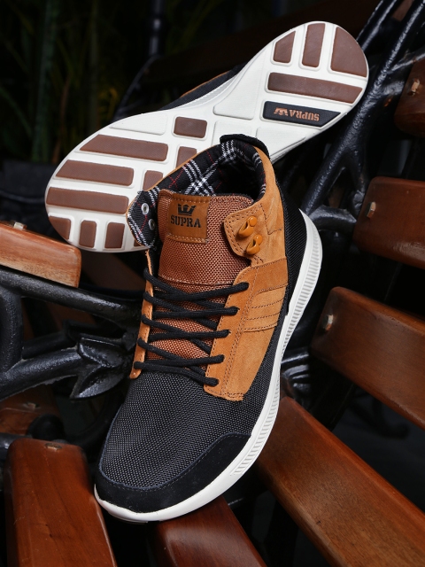 

Supra Men Tan Brown & Black Bandito Casual Shoes