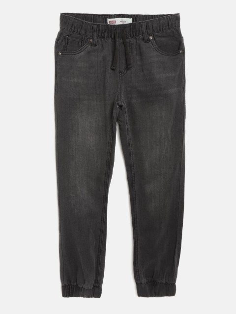 

Levis Boys Charcoal Grey Regular Fit Denim Joggers