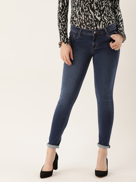 

Lee Cooper Women Blue Skinny Fit Low-Rise Clean Look Stretchable Jeans