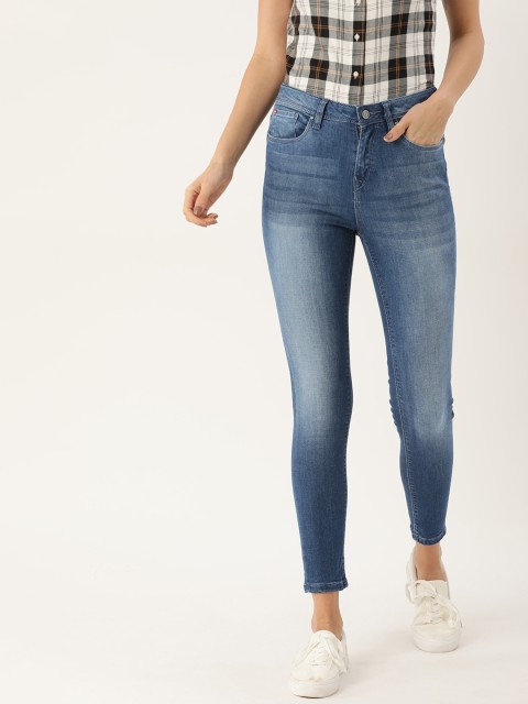 

Lee Cooper Women Blue Super Skinny Fit High-Rise Clean Look Stretchable Jeans