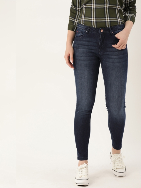 

Lee Cooper Women Blue Annie Slim Fit Mid-Rise Clean Look Stretchable Jeans