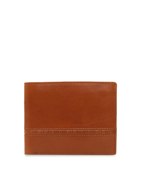 

Da Milano Men Brown Solid Two Fold Wallet