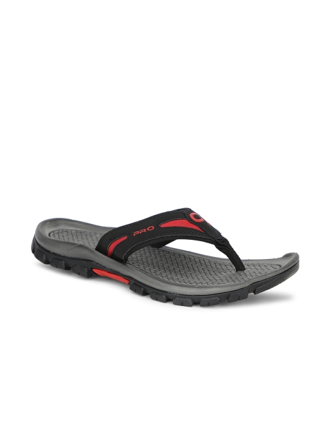 

Khadims Men Black & Red Printed Thong Flip-Flops