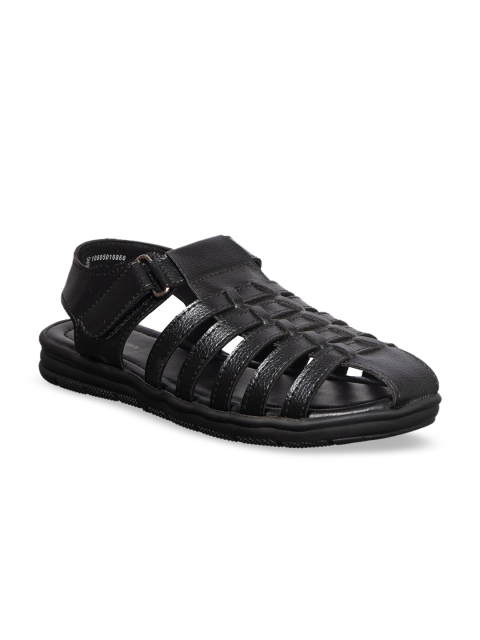 

Khadims Men Black Fisherman Sandals