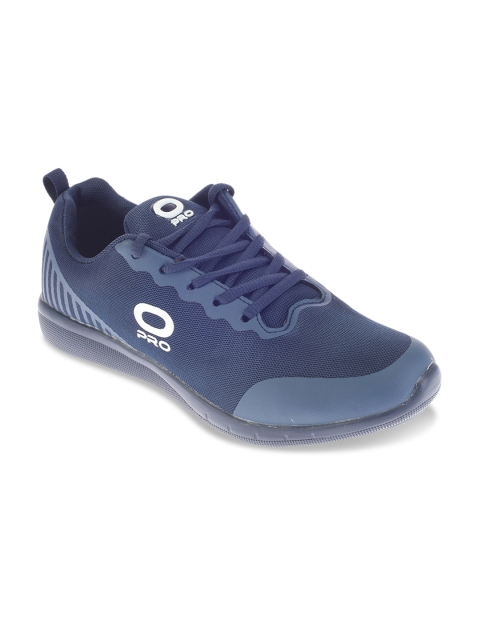 

Khadims Men Navy Blue Textured Sneakers