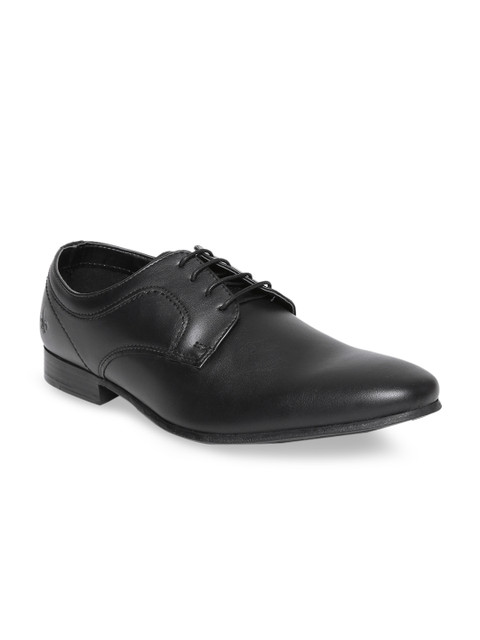 

Bond Street By Red Tape Men Black Solid Formal Derbys