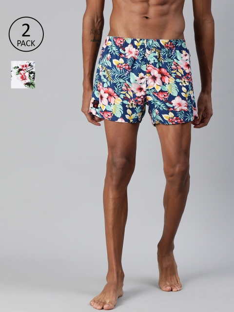 

THE BEAR HOUSE Men Pack of 2 Assorted Printed Boxers TBH-BALBOA
