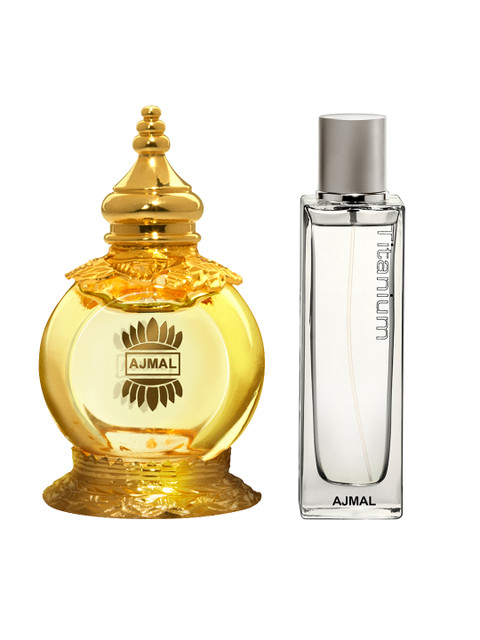 

Ajmal Men Set of EDP & Perfume, Silver