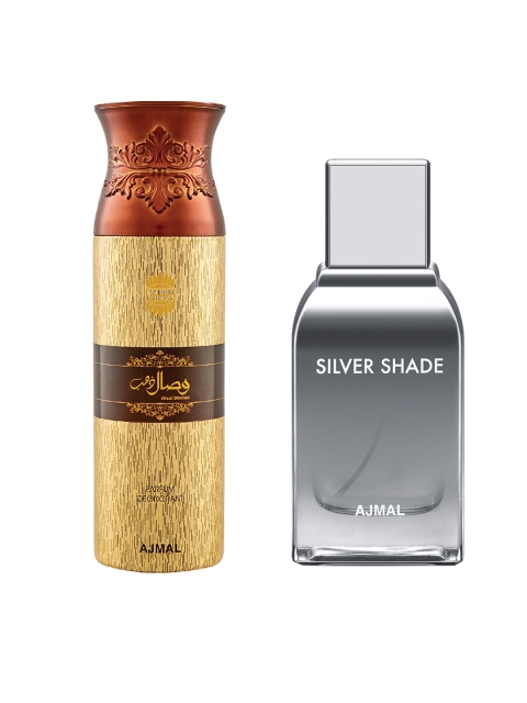 

Ajmal Men Set of EDP & Deodorant, Silver