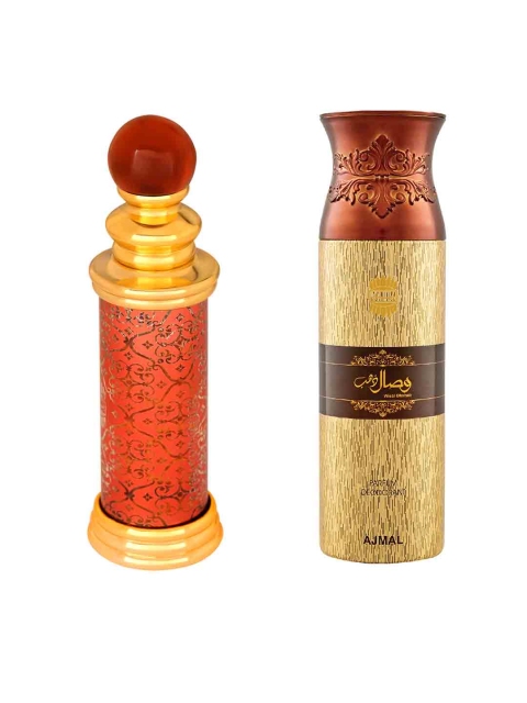 

Ajmal Unisex Set of Perfume & Deodorant, Orange