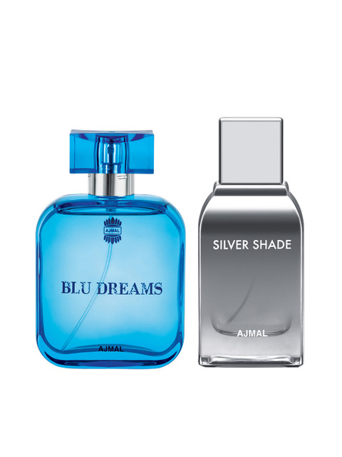 

Ajmal Men Set of Silver Shade & Blu Dreams EDP Fougere EDP