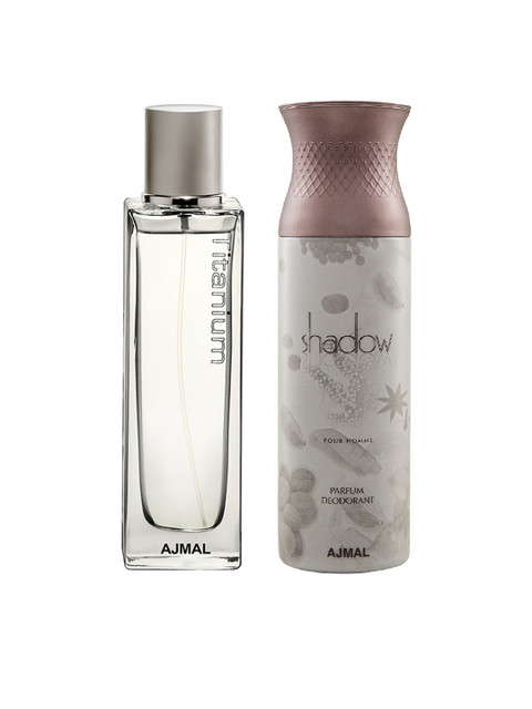 

Ajmal Set Of EDT & Deodorant, Silver