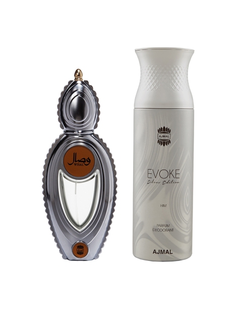 

Ajmal Set Of EDP & Deodorant, Silver