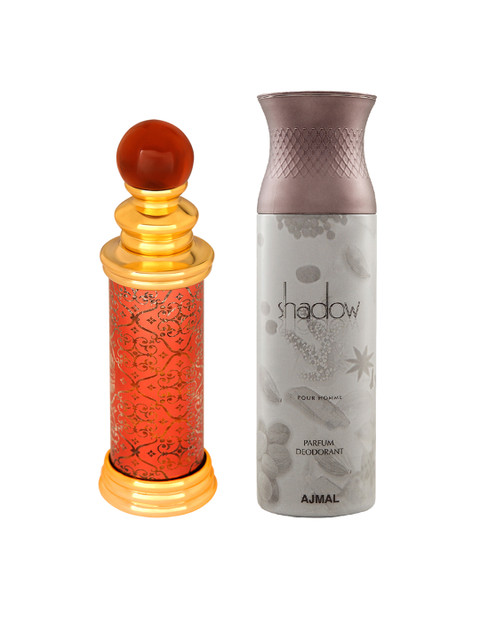 

Ajmal Set Of Perfume & Deodorant, Orange