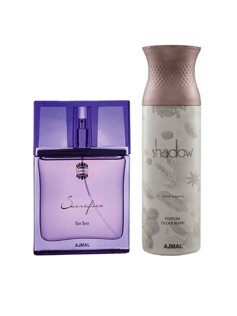 

Ajmal Set Of Perfume & Deodorant, Purple