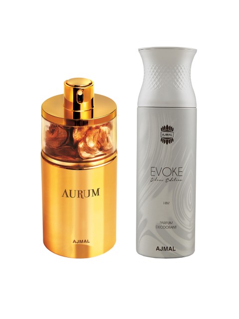 

Ajmal Set Of EDP & Deodorant, Gold
