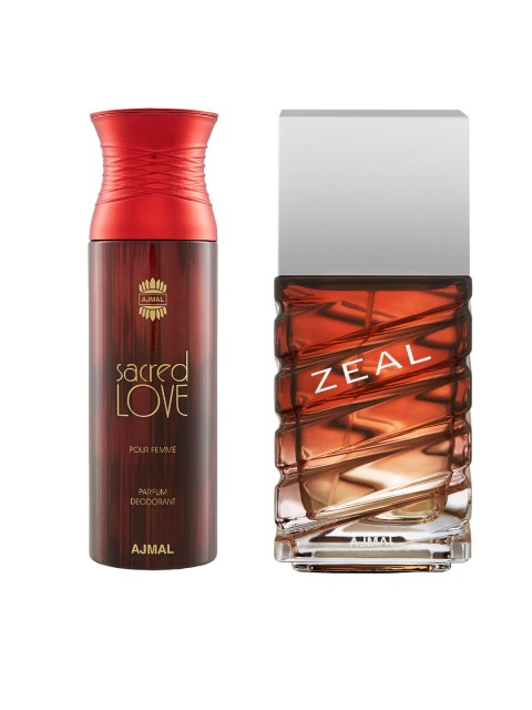 

Ajmal Set of Men EDP & Women Deodorant, Maroon