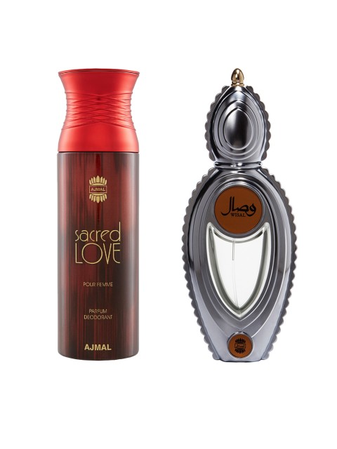 

Ajmal Women Set of EDP & Deodorant, Gold