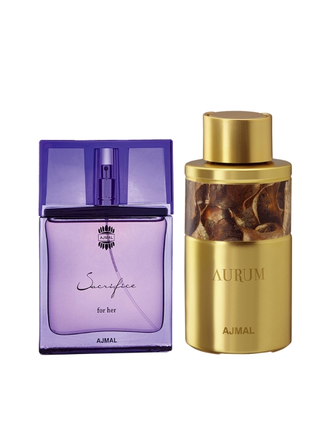 

Ajmal Set of Aurum Fruity Perfume & Sacrifice For HER EDP, Purple