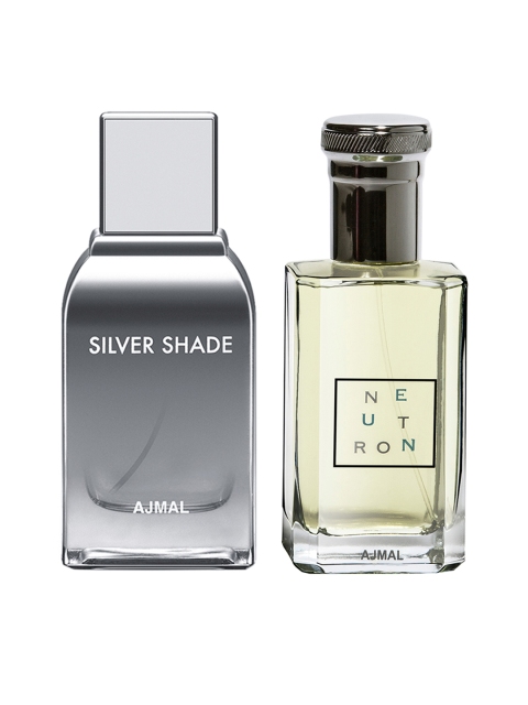 

Ajmal Men Set of 2 Neutron EDP & Silver Shade EDP 100ML each