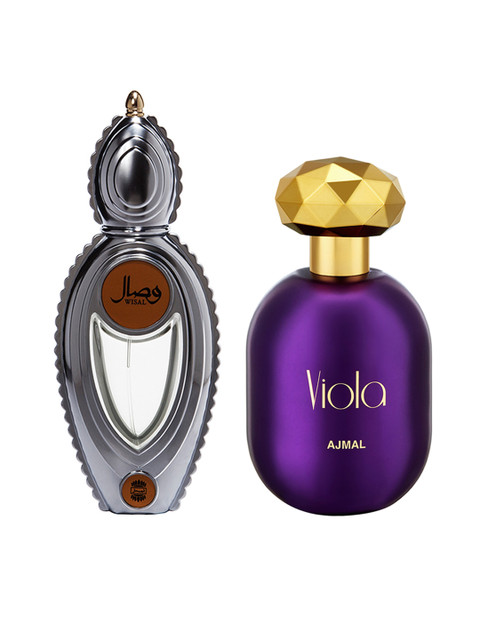 

Ajmal Set Of 2 Perfumes, Gold