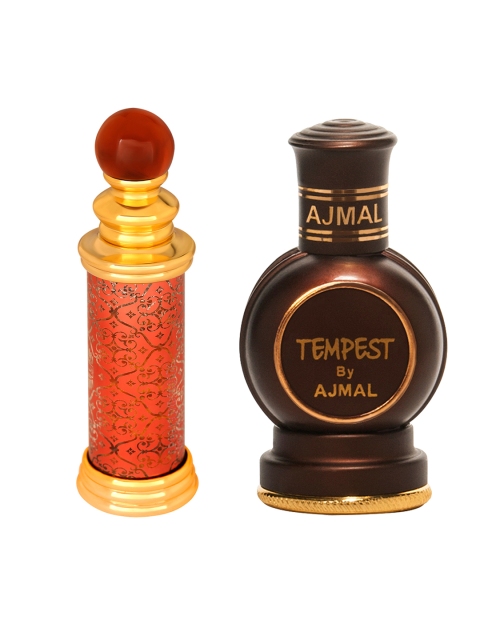 

Ajmal Unisex Set Of 2 Classic Oud CP 10ML & Tempest CP 12ML Alcohol Free Attar, Orange