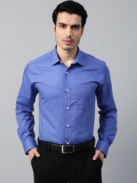 

Park Avenue Men Blue Regular Fit Solid Formal Shirt