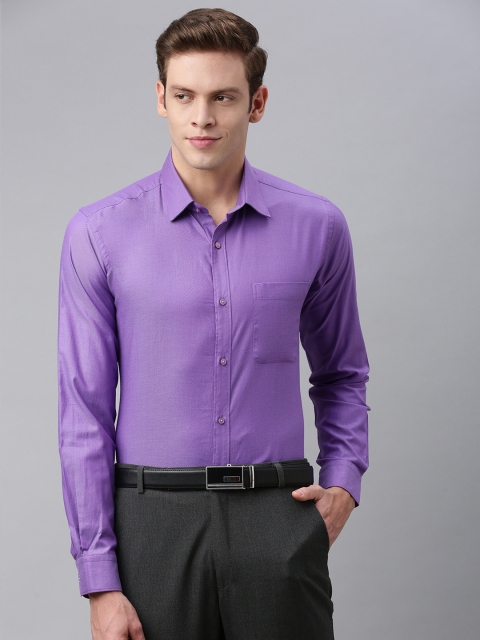 

Raymond Men Purple Slim Fit Solid Formal Shirt