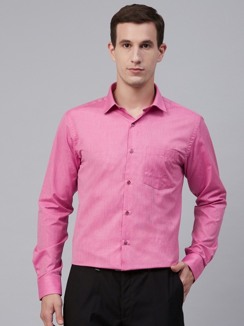 

Park Avenue Men Pink Slim Fit Solid Formal Shirt