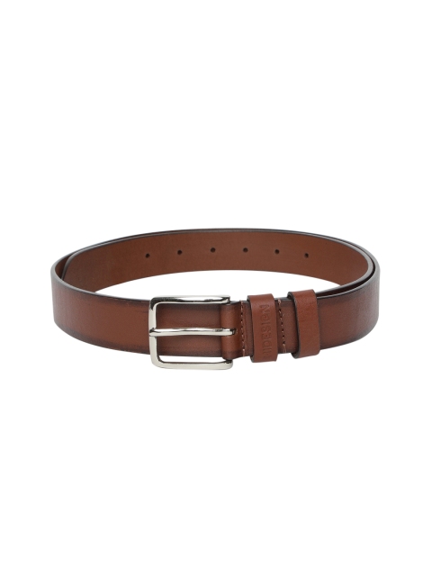 

Hidesign Men Tan Brown Solid Leather Belt