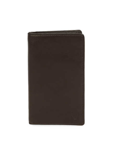 

Hidesign Men Brown Solid Two Fold Leather Wallet