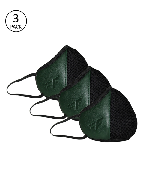 

F Gear Unisex 3 Pcs Olive Green 7-Ply Anti-Bacterial Reusable Protective Outdoor Masks