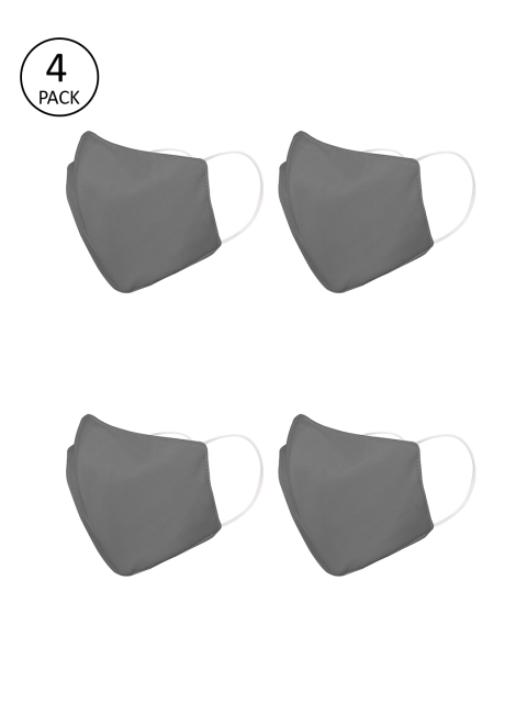 

JS Care Kids Pack Of 4 6 Ply N95 Protective Outdoor Mask, Grey