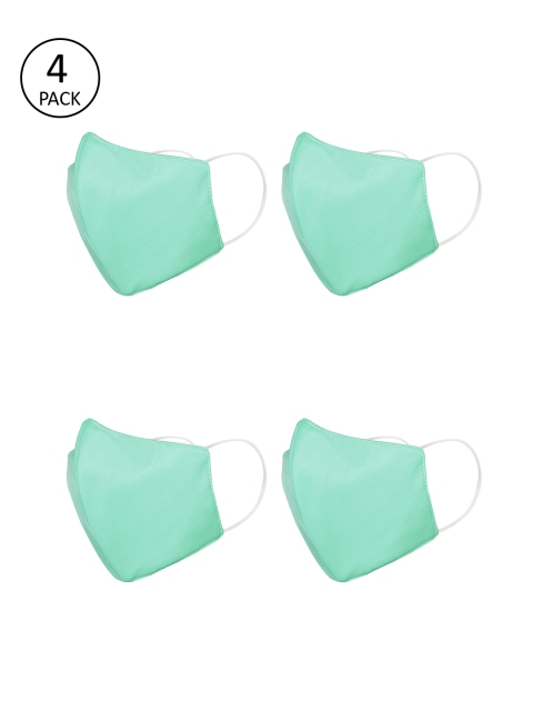 

JS Care Kids Pack Of 4 6 Ply N95 Protective Outdoor Mask, Sea green