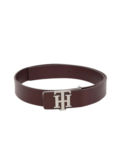 

Tommy Hilfiger Men Maroon Solid Leather Belt