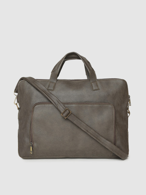 

Baggit Men Brown Solid Laptop Bag