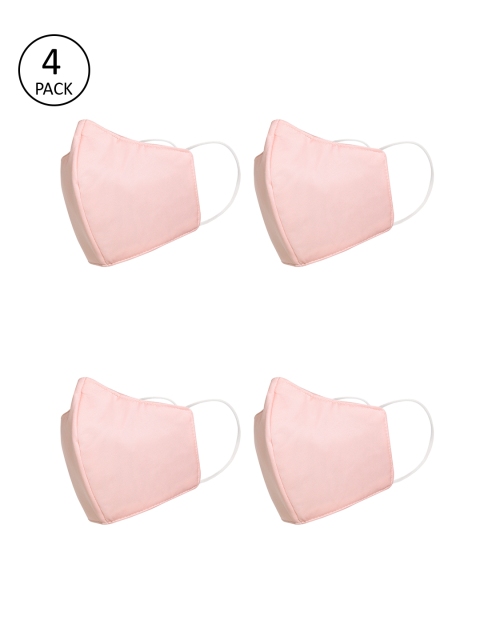 

JS Care Kids Pink 4 Pcs 6-Ply Anti Viral Anti Bacterial and Reusable N95 Face Masks