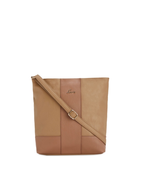 

Lavie Brown Solid Sling Bag