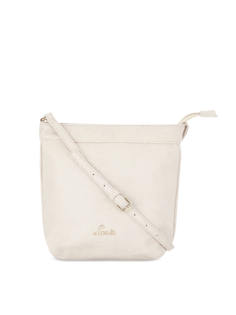 

Lavie White Solid Sling Bag