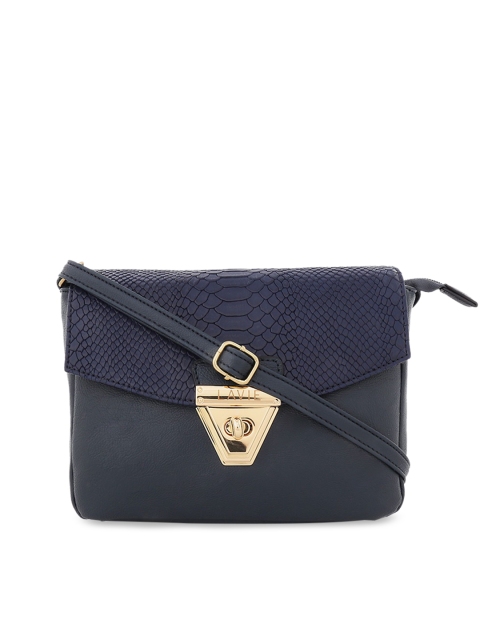 

Lavie Navy Blue Solid Sling Bag