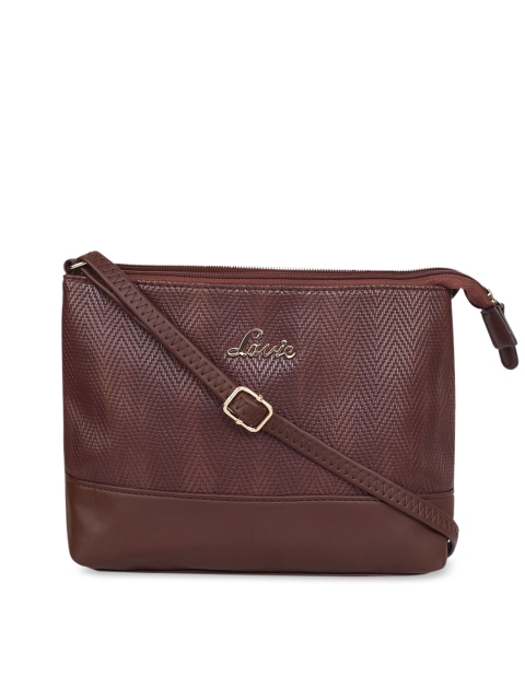 

Lavie Brown Solid Sling Bag
